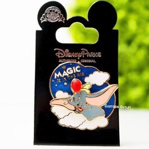 Disney Parks Dumbo Pin 3D Enamel Collectible Trading Authentic New